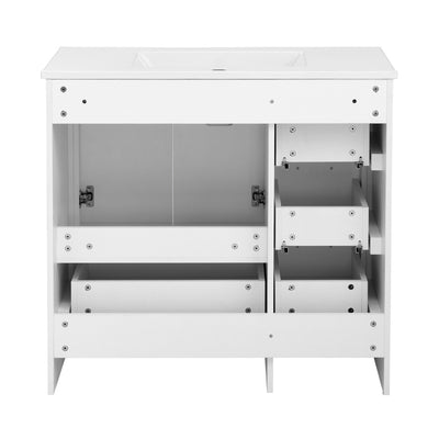 Virage 36 Freestanding, Bathroom Vanity in White