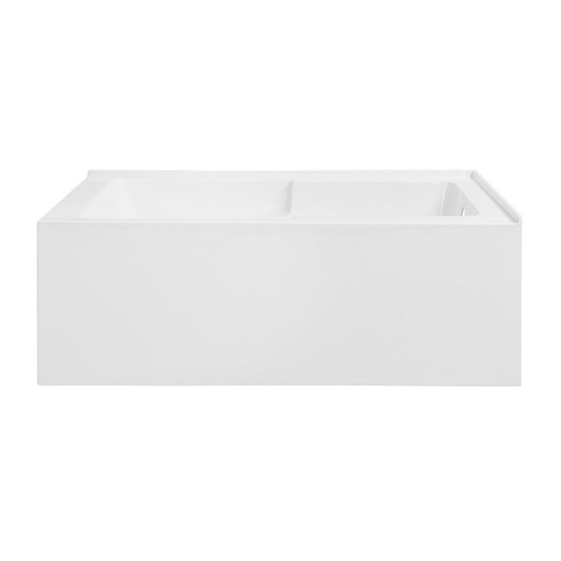 Voltaire 60 x 32 Right Hand Drain Drain Alcove Tub with Corner Apron