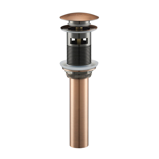 Residential Pop Up Sink Drain 1.75 in Bronze