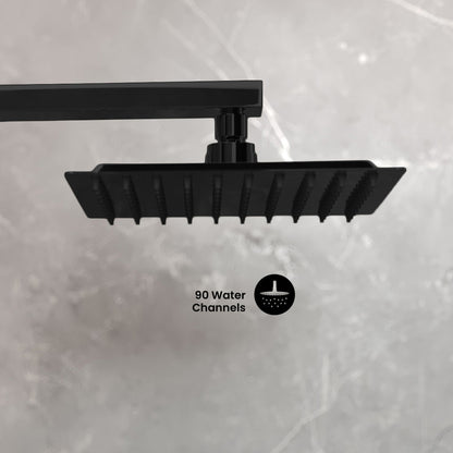 Concorde Single-Handle 1-Spray Tub and Shower Faucet in Matte Black (Valve Included)