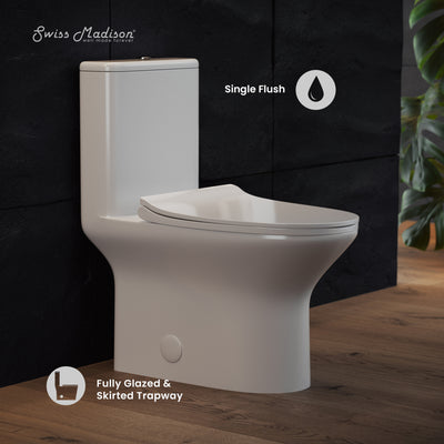 Cascade One-Piece Toilet Dual-Flush 0.8/1.28 gpf