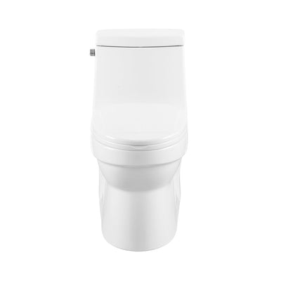 Virage One-Piece Elongated Left Side Flush Handle Toilet 1.28 gpf