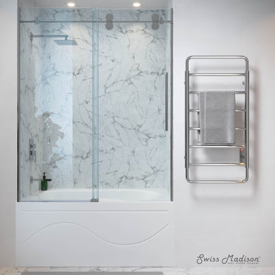 Ivy 8-Bar Electric Towel Warmer in Chrome