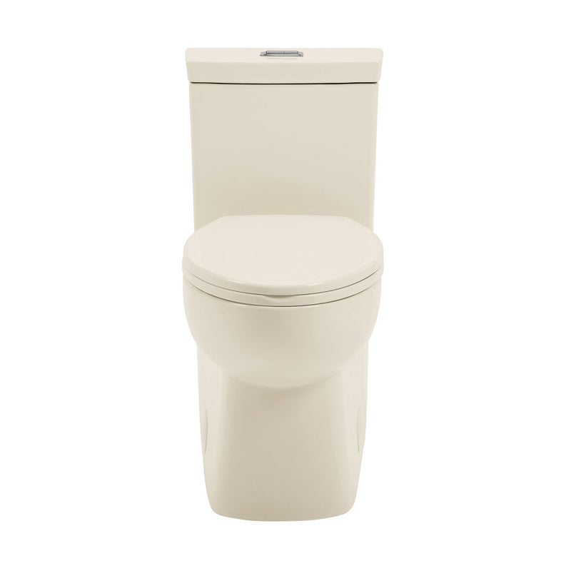 Classe One-Piece 12" Rough-in 1.1/1.6 GPF Dual Top Flush Elongated Toilet in Glossy Bisque