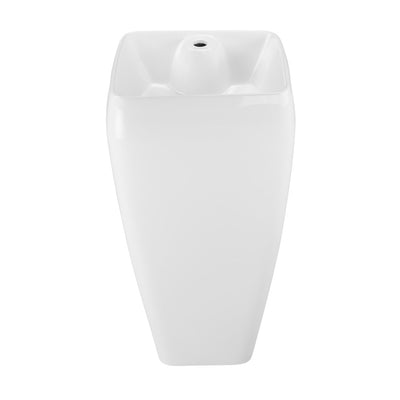 Carre One Piece Pedestal Sink