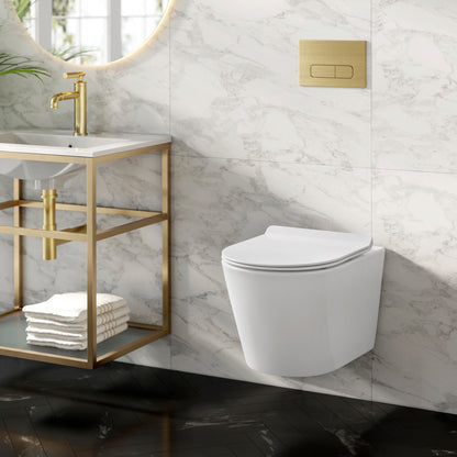 Calice Wall-Hung Round Toilet Bowl