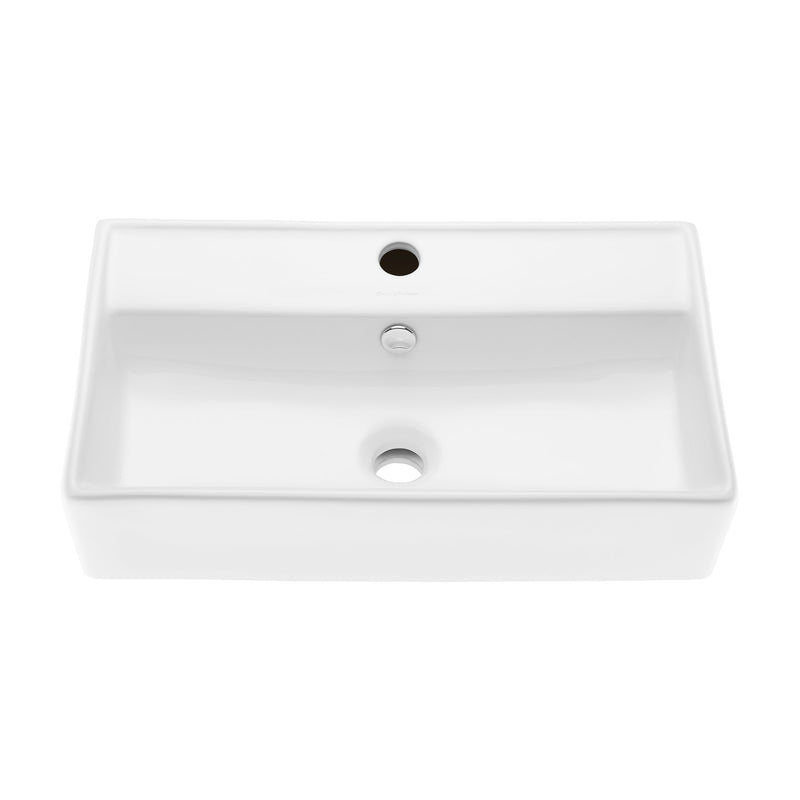 Claire 22" Rectangle Wall-Mount Bathroom Sink