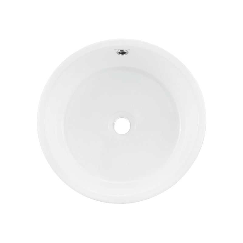 Monaco 16.5" Console Sink Glossy White Basin