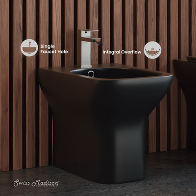 Carre Bidet in Matte Black