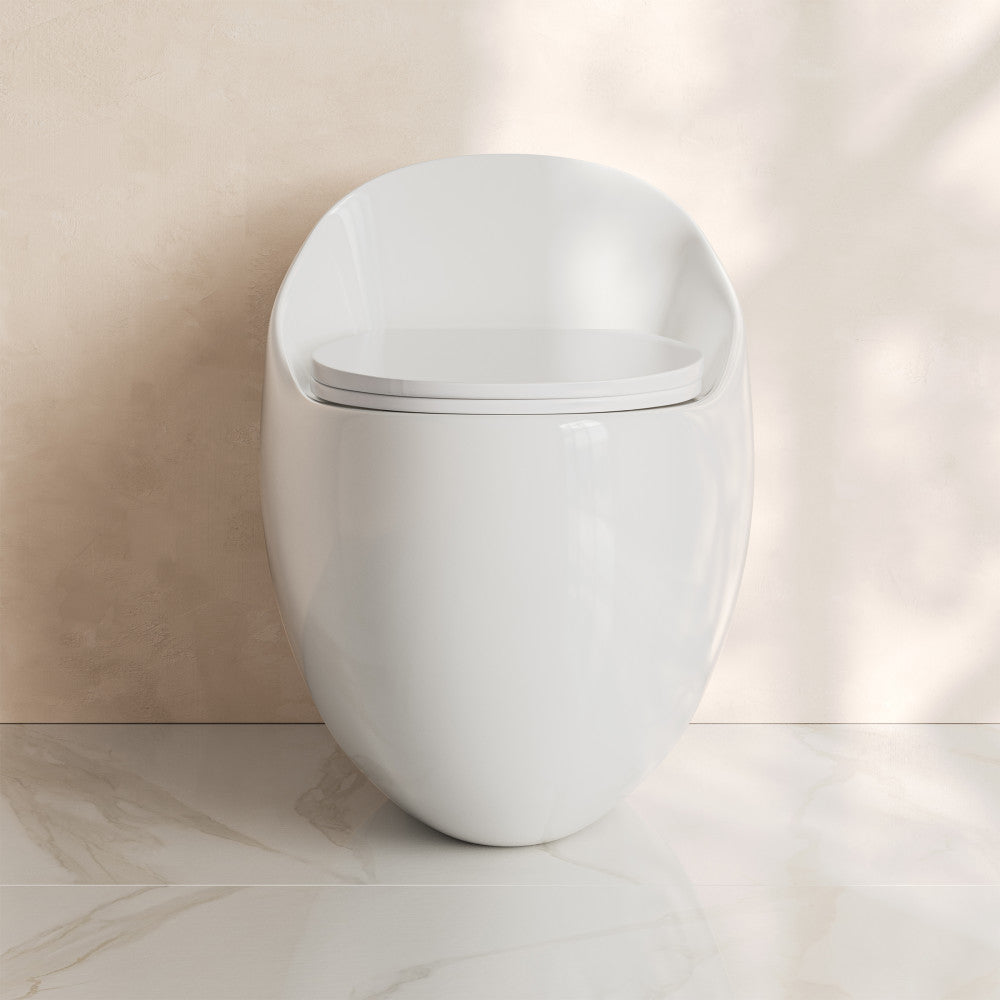 Plaisir II One-Piece Round Toilet Top Flush 1.28 GPF