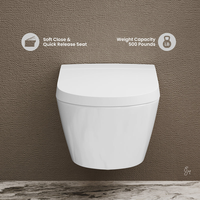 Hugo Smart Wall-Hung Toilet with Bidet Bundle