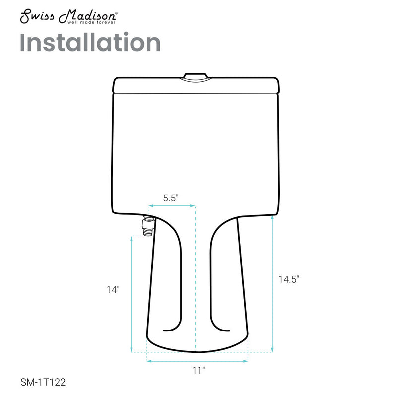 Avallon One-Piece Elongated Dual Flush-Toilet 1.1/1.6 gpf