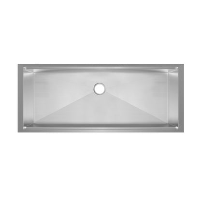 Rivage 45 x 19 Single Basin Undermount Kitchen Workstation Sink