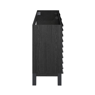 Cascade 48" Bathroom Vanity in Black - Cabinet