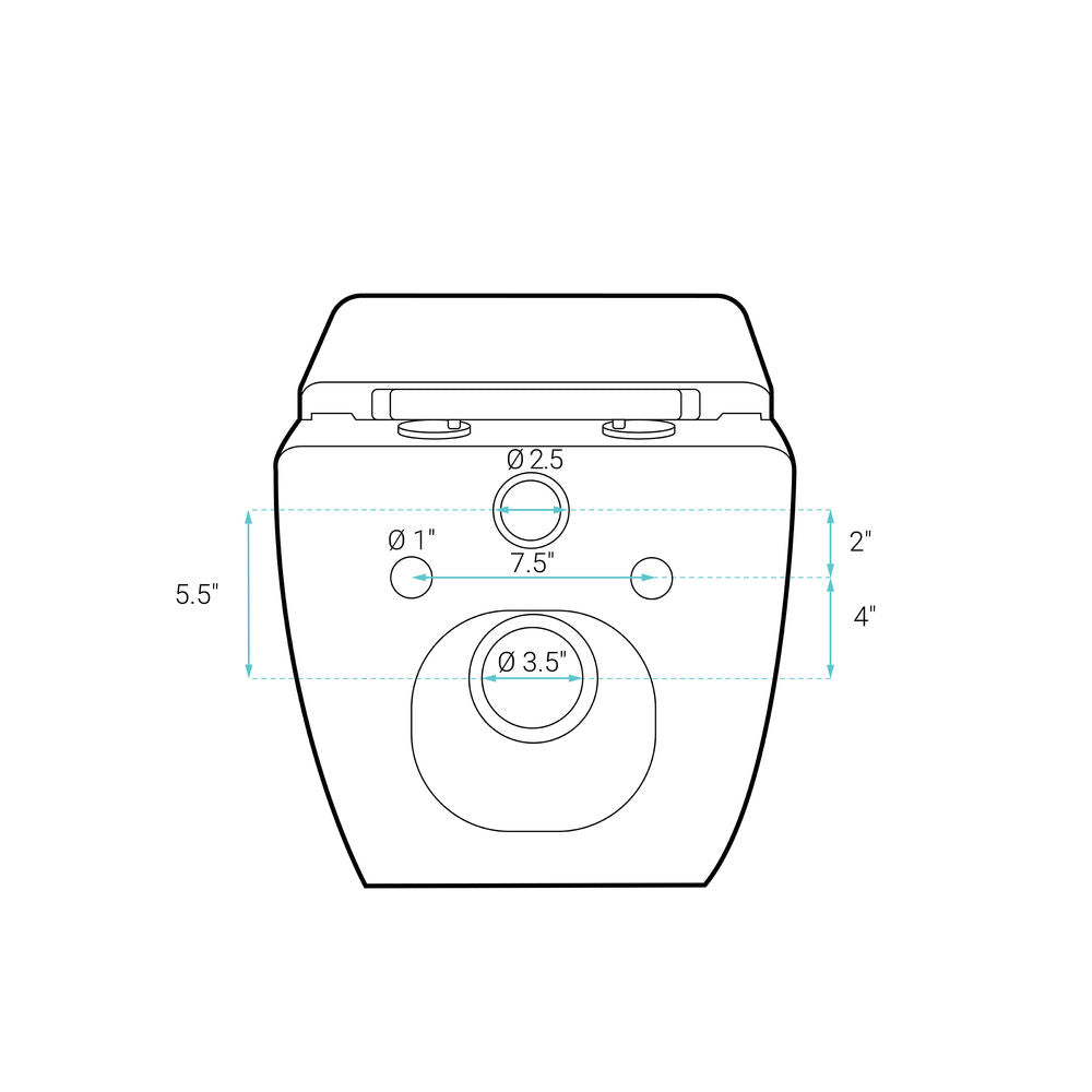 Concorde Wall-Hung Toilet Bundle 0.8/1.6 GPF Dual Flush in Matte Black with Black Flush Plate