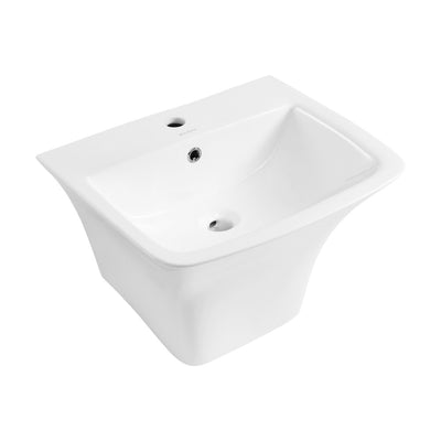 Carre 21" Wall-Mount Bathroom Sink