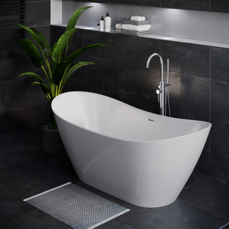 Ivy 60 Double Slipper Freestanding Bathtub – Swiss Madison - well