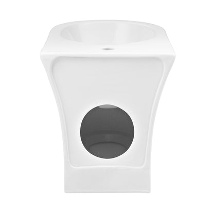 Cascade Floor Mount Classic Bidet in Glossy White