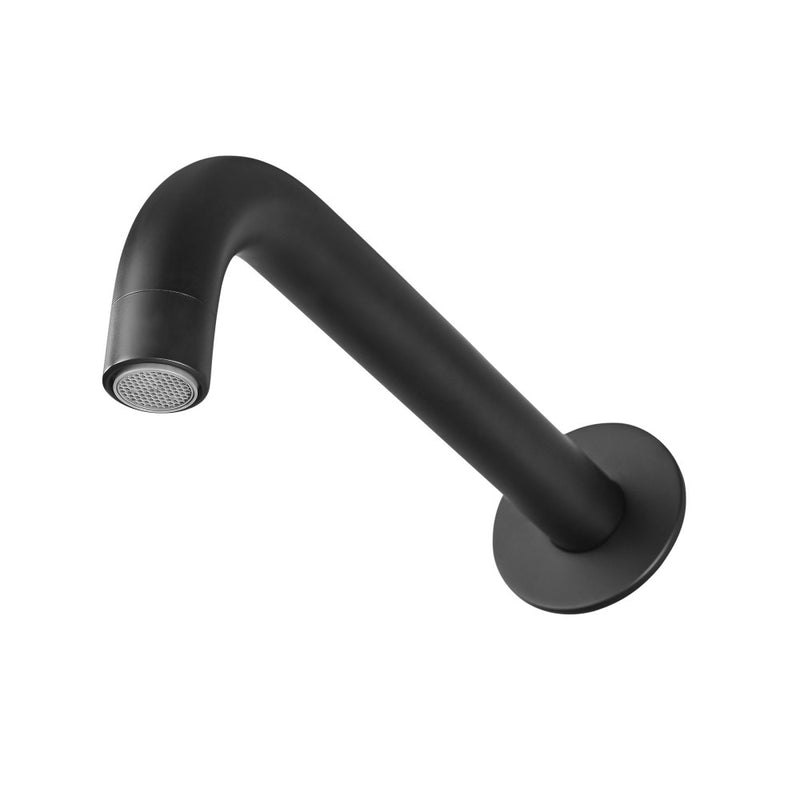 Ivy Single-Handle Wall Mount Bathroom Faucet in Matte Black