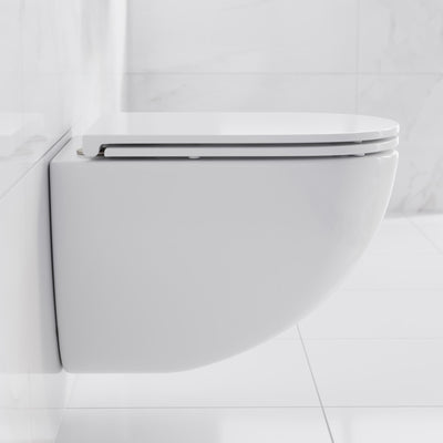 St. Tropez Wall-Hung Toilet Bowl Only in Matte White