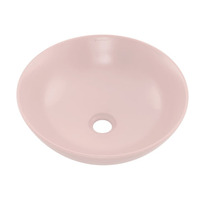 Classe 16 Color Ceramic Sink in Matte Pink