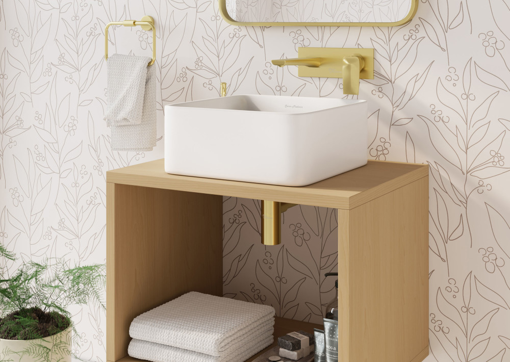 Make any bathroom feel twice as big.