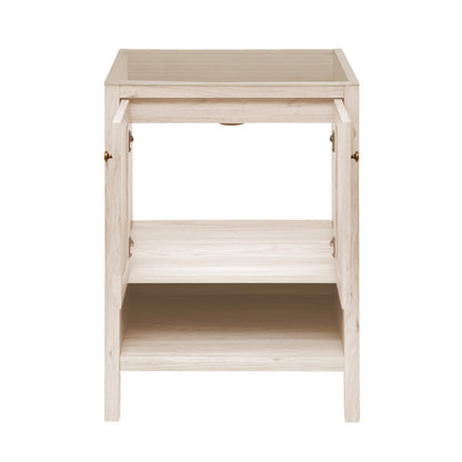 Chateau 24" Freestanding Bathroom Vanity Cabinet without Top in White Oak