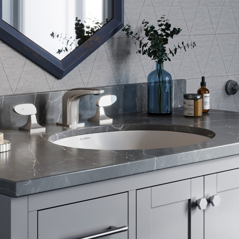 Monaco 18 Oval Under-Mount Bathroom Sink