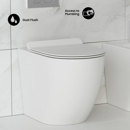 St. Tropez Back-to-Wall Elongated Toilet Bowl