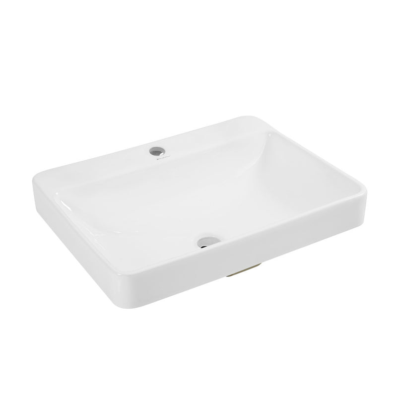 Carre Large Rectangle Vessel Sink