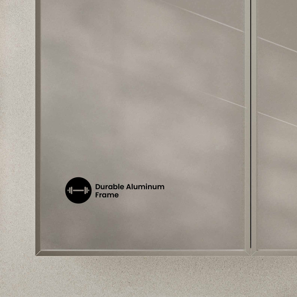 Porte 32 x 31 Arched Recessed/Wall Mount Medicine Cabinet with Mirror in Chrome