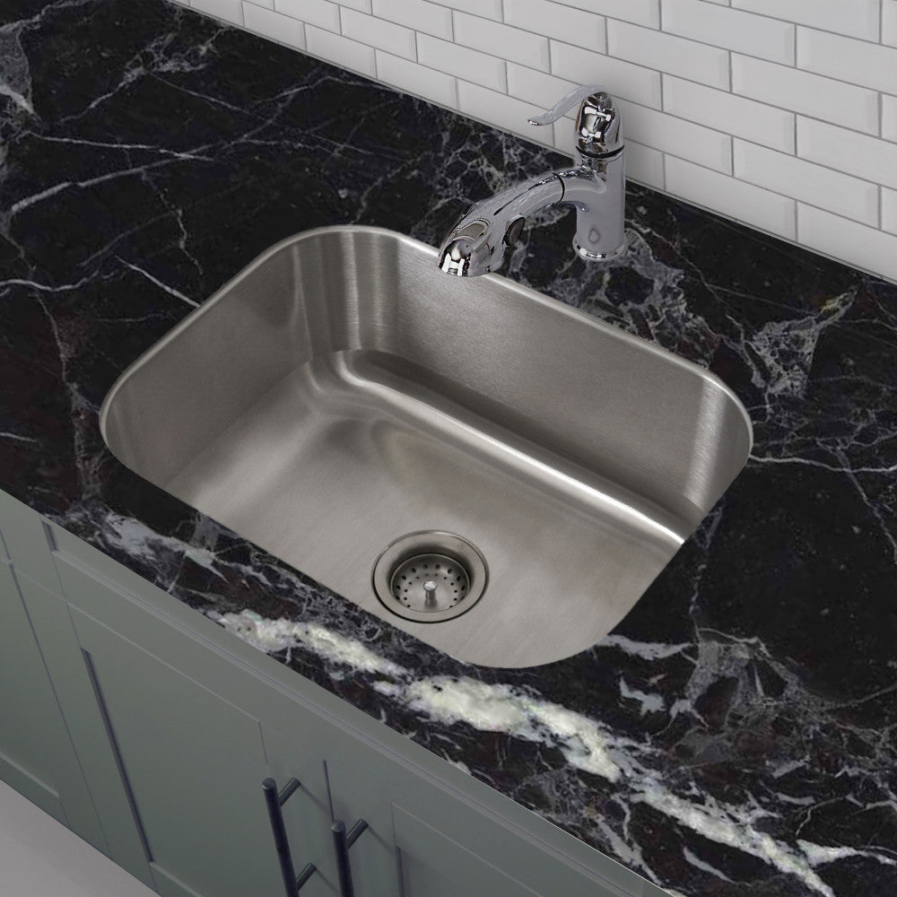 Toulouse 23 1/8 x 17 7/8 Stainless Steel, Single Basin, Undermount Kitchen Sink