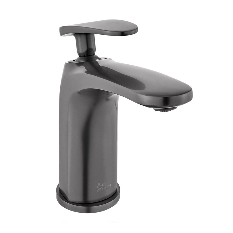 Sublime Single Hole, Single-Handle, Bathroom Faucet in Gunmetal Grey