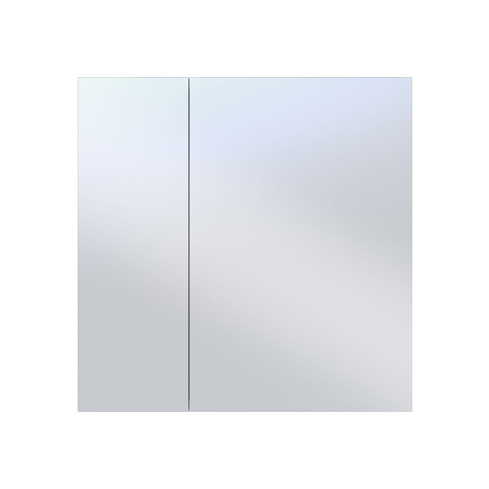 Cache 30 x 30 Rectangle Recessed/Wall Mount Medicine Cabinet with Mirrored Sides