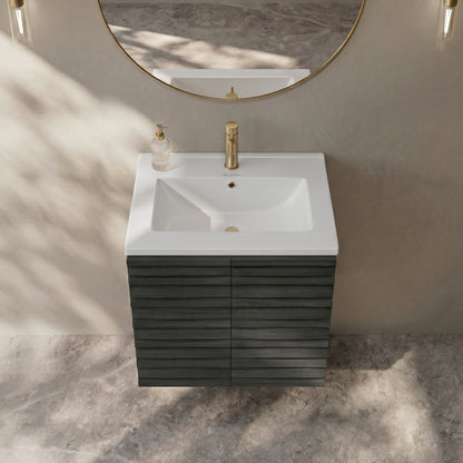 Voltaire 25 Vanity Top Sink with Single Faucet Hole