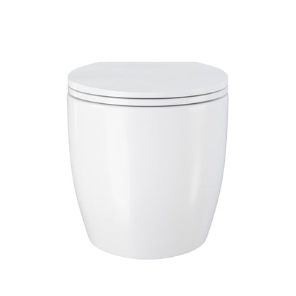 Classe Wall-Hung Toilet Bowl Only in Glossy White