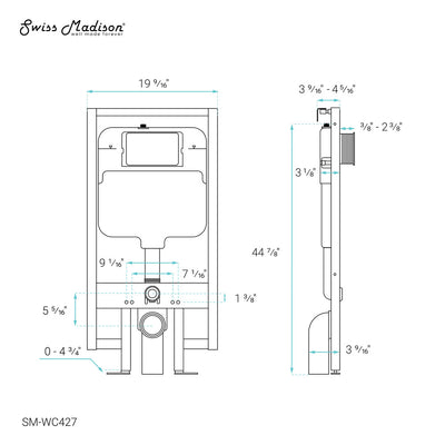 Pur Smart Wall-Hung Toilet with Bidet Bundle (SM-ST080, SM-WCB02)