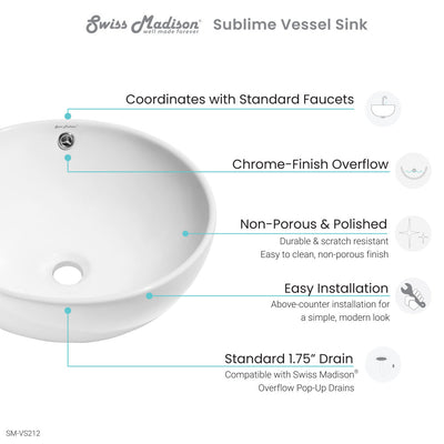 Sublime Round Vessel Sink