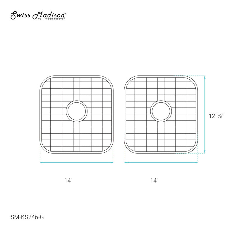 13 x 12 Stainless Steel Kitchen Sink Grid