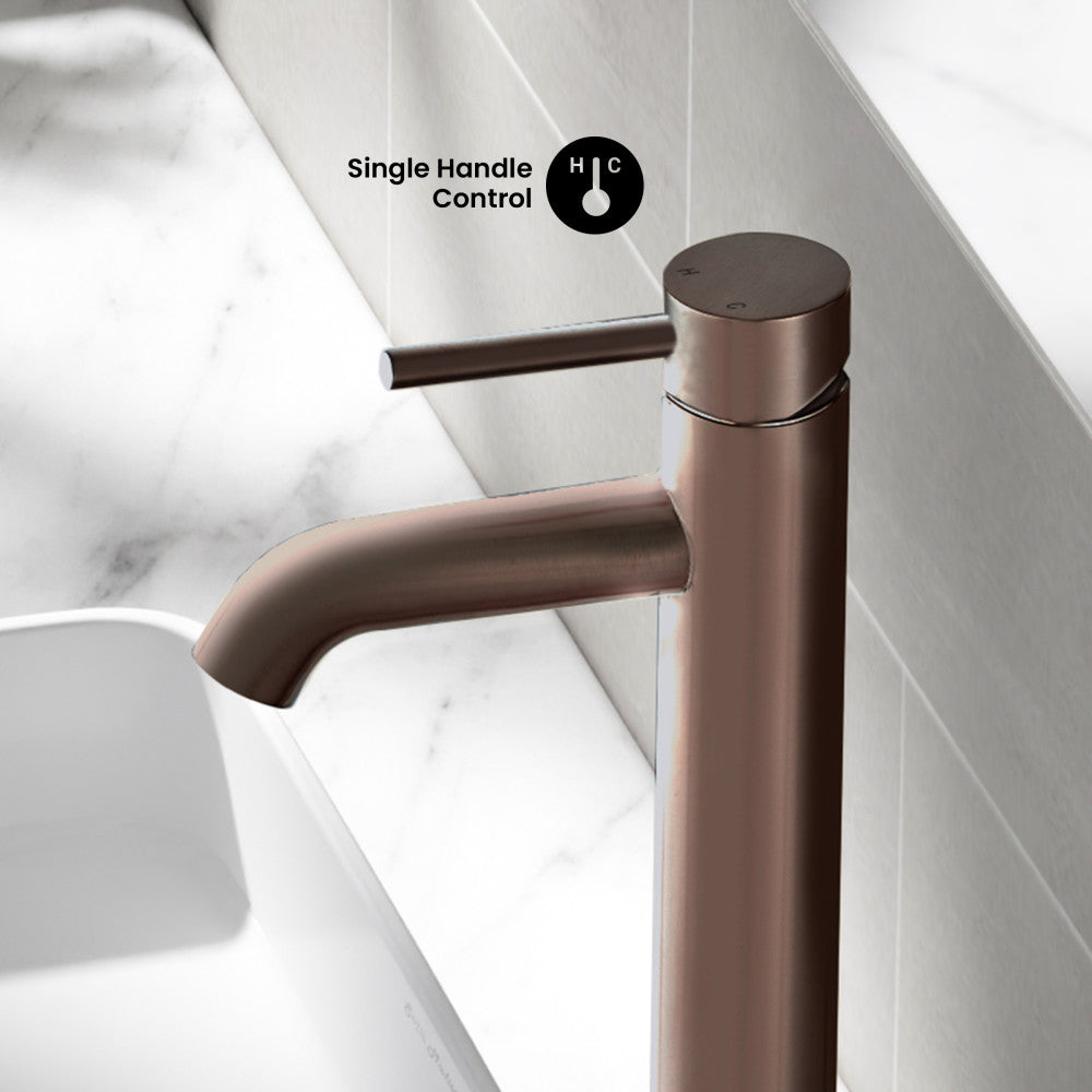 Ivy Single Hole, Single-Handle, High Arc Bathroom Faucet in Oil Rubbed Bronze