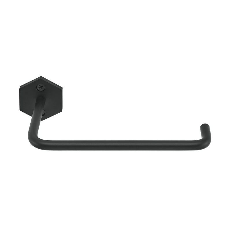 Brusque Toilet Paper Holder in Matte Black