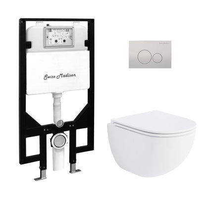St. Tropez Wall Hung Toilet Bundle (SM-WT449, SM-WC424, SM-WC001C)