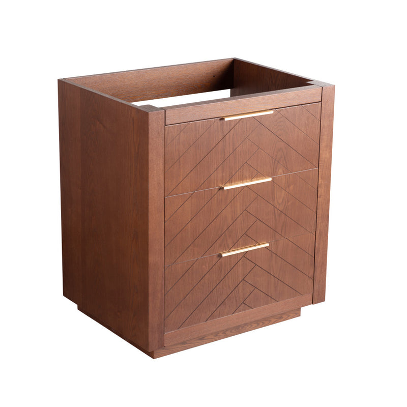 Daxton 24" Bathroom Vanity in Walnut Cabinet