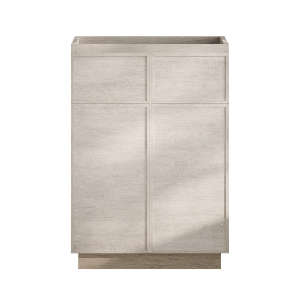 St. Tropez 24" Freestanding Bathroom Vanity Cabinet without Top in White Oak