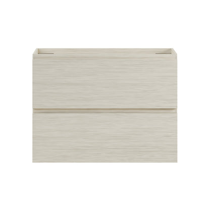 Liberte 30" Wall-Mounted Bathroom Vanity Cabinet without Top in White Oak