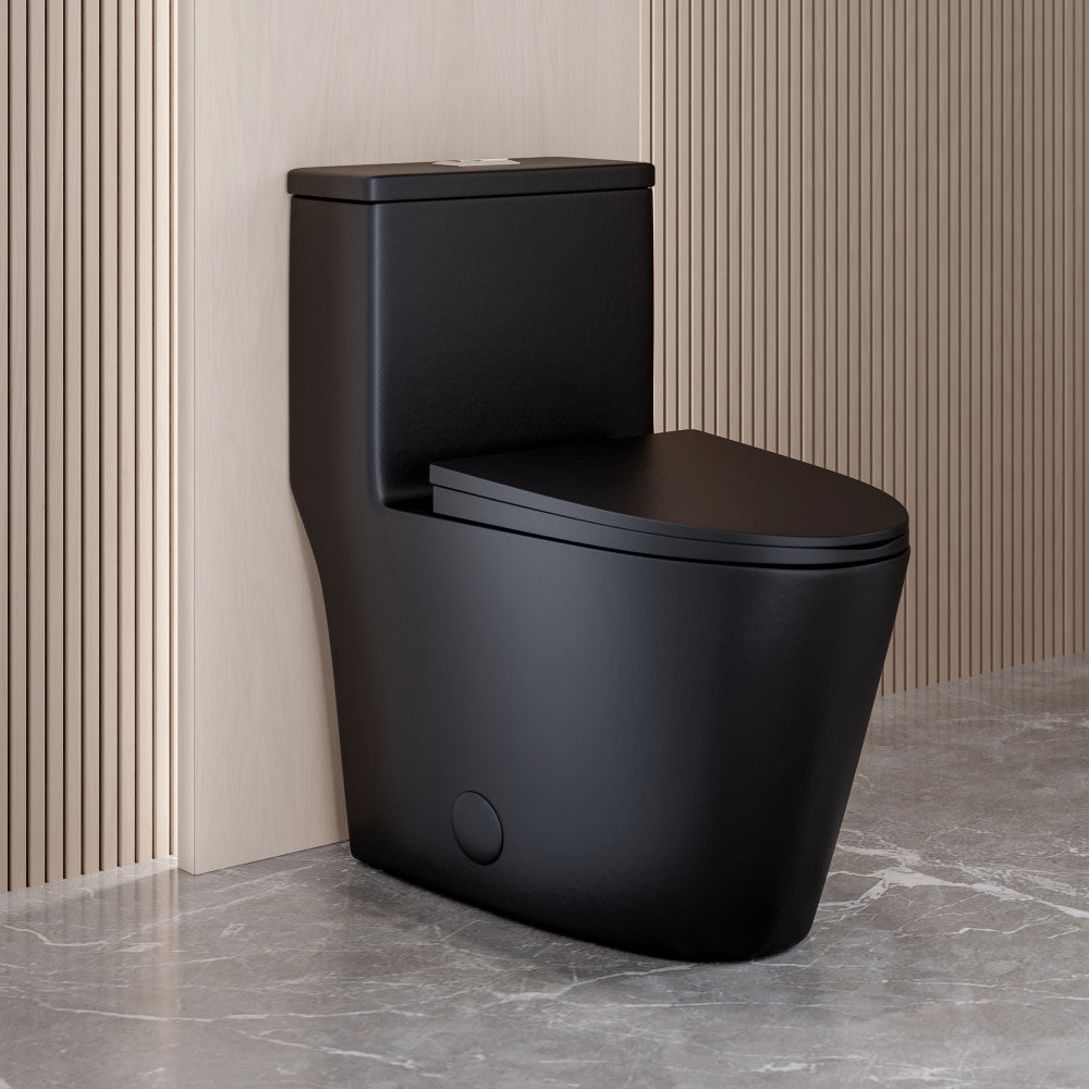 Dreux One Piece Elongated Dual Flush Toilet with 0.95/1.26 GPF in