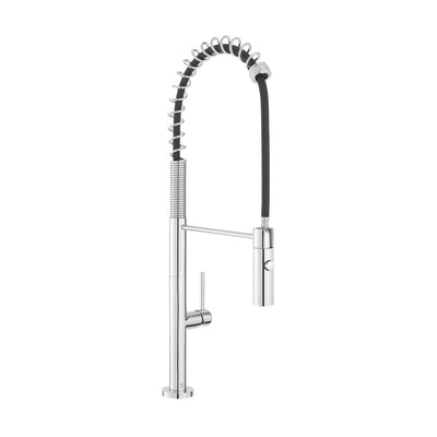 Chalet Single Handle, Pull-Down Kitchen Faucet in Chrome