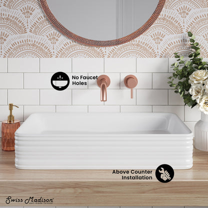 Adour 25'' Vessel Sink in White