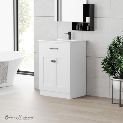 Burdon 24" Bathroom Vanity in White
