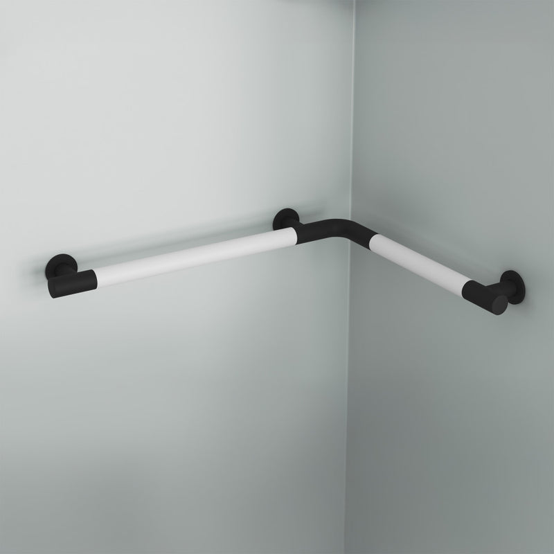 Auvergne 29" x 22" Right Angle Grab Bar in Matte Black